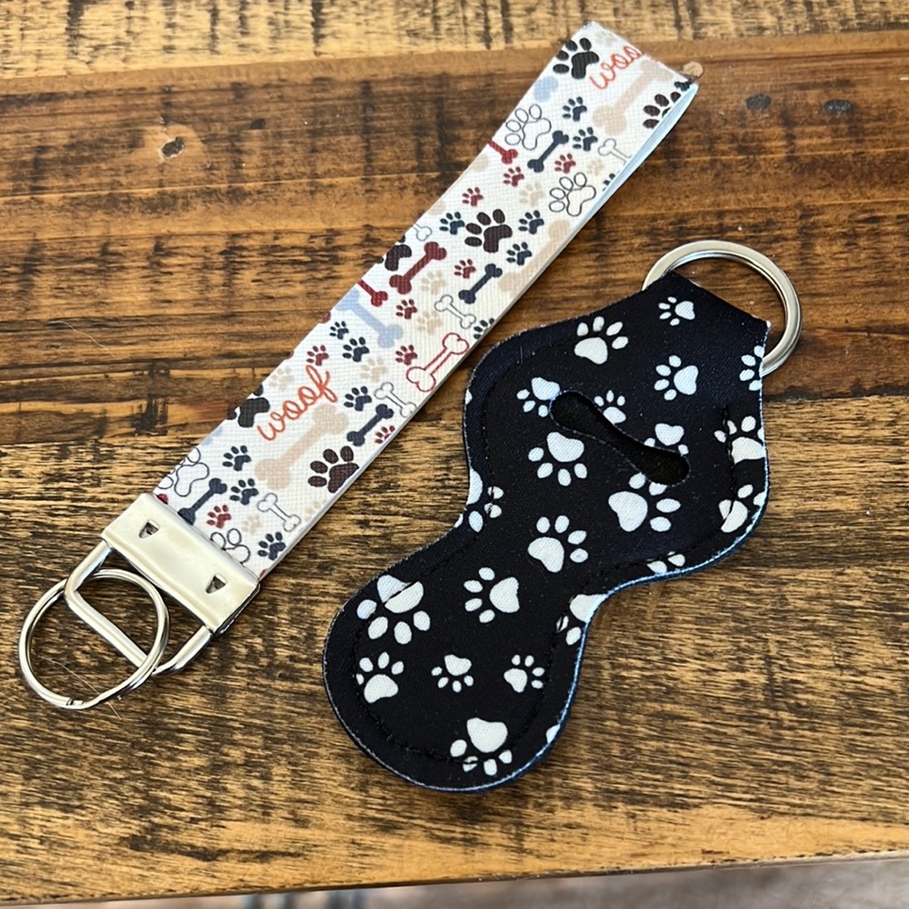 Keychain and chapstick holder